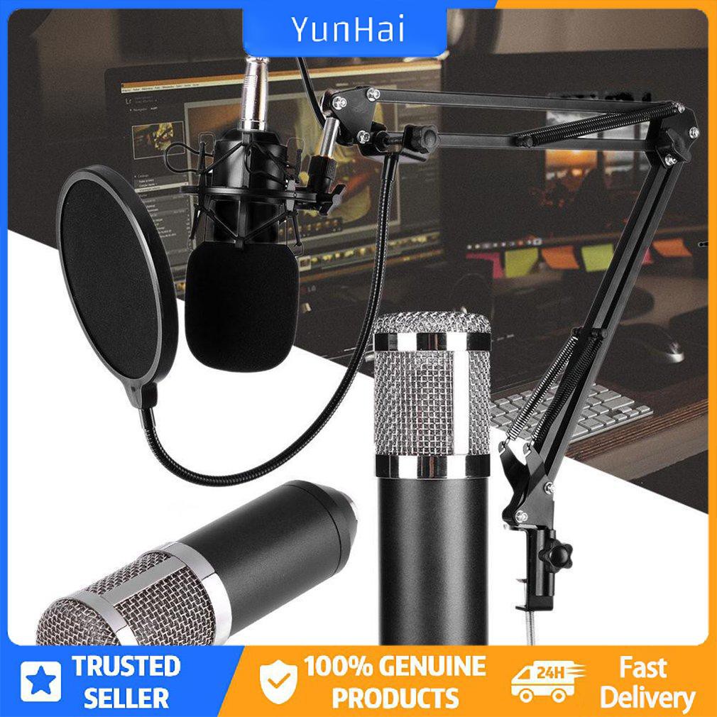 BM800 Dynamic Condenser Microphone Sound Studio KTV Hát Ghi âm Mic | BigBuy360 - bigbuy360.vn