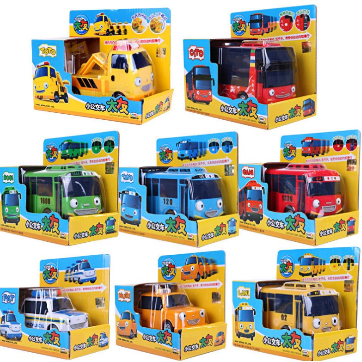 Đồ chơi xe buýt Tayo the little bus xe chạy cót mô hình xe ô tô loại lớn