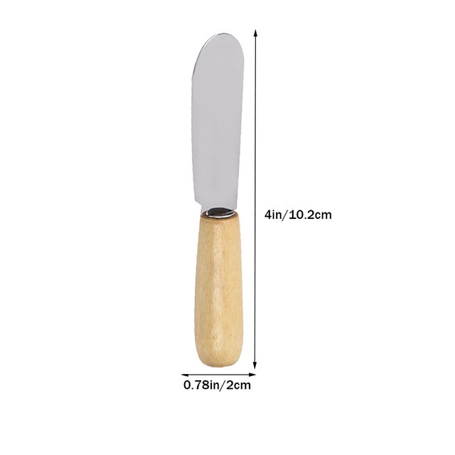 Dao Tập Cắt Cho Bé An Toàn Dao Phết Bơ Mini Cán Gỗ