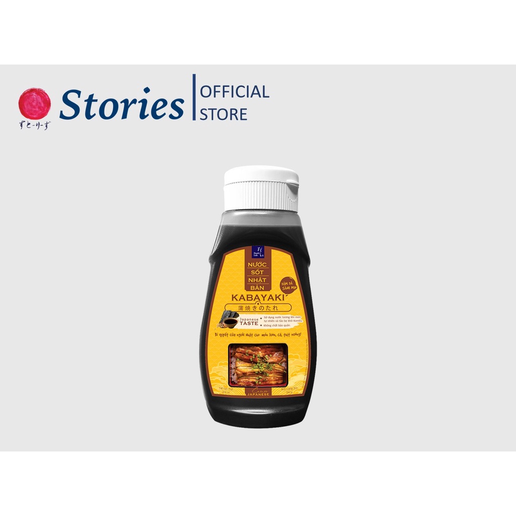 Nước xốt Nhật Bản Kabayaki 340g, nước sốt Terayaki vị lươn nướng truyền thống chay mặn đều dùng được