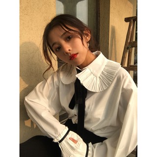 Áo sơ mi cột nơ ulzzang ( 2 màu )