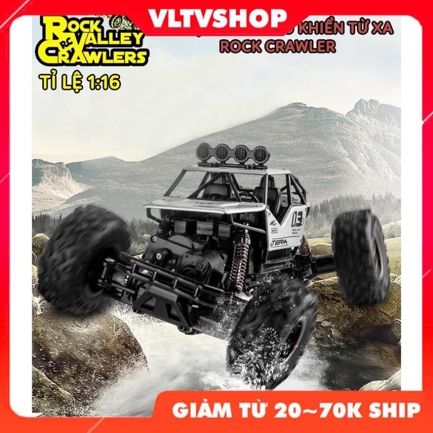 ⛔MIỄN PHÍ VẬN CHUYỂN⛔ Đồ Chơi Ô Tô, Xe Địa Hình Điều Khiển Từ Xa Rock Crawler 2 Cầu, Độ Bên Cao, Chống Va Đập