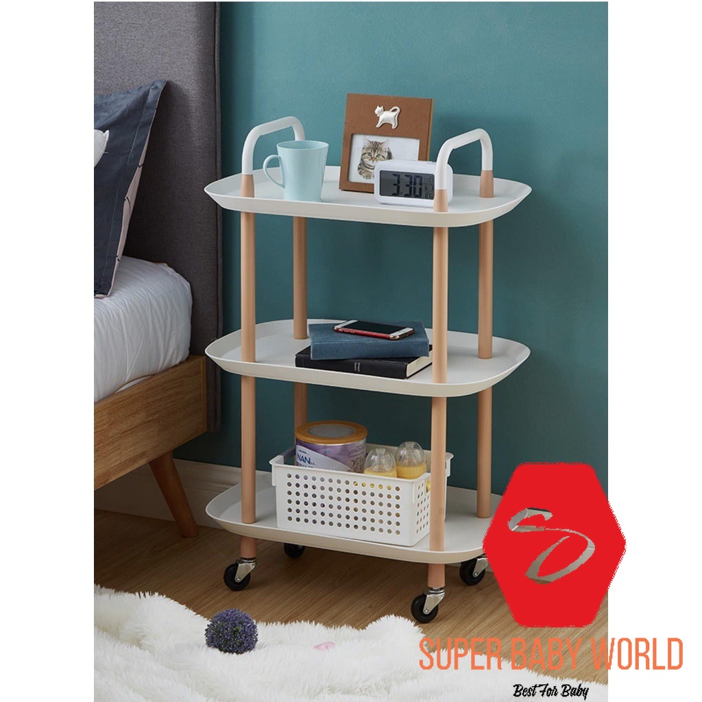 Kệ nhựa 3 tầng Oval Umoo