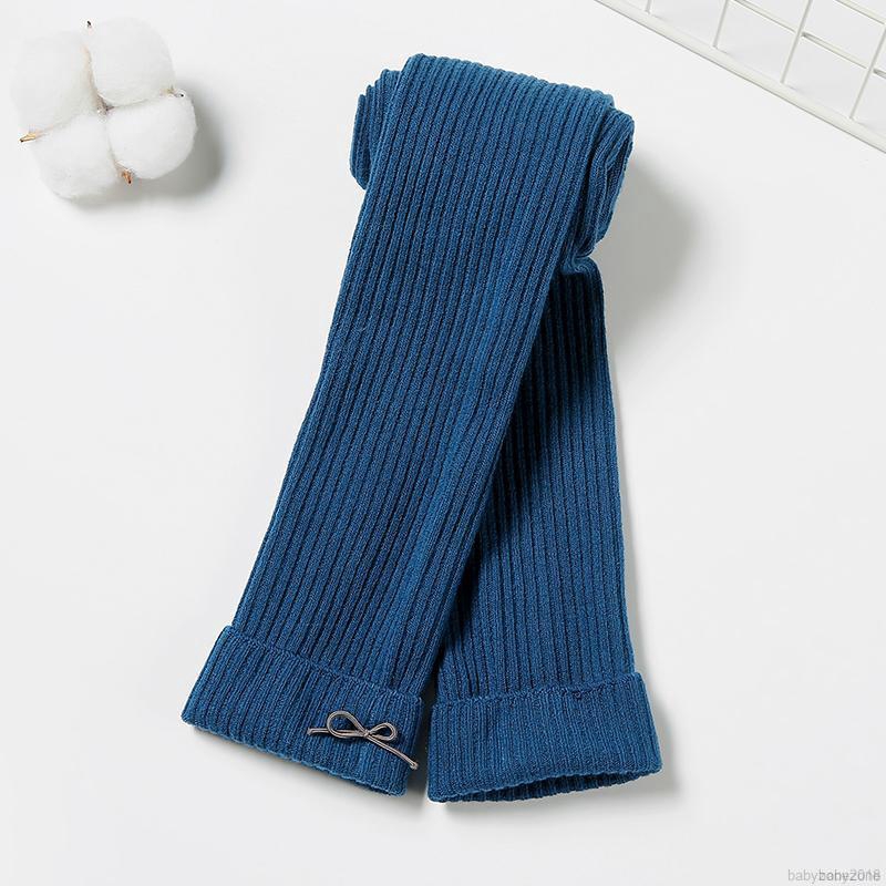 Quần legging cotton thắt nơ xinh xắn cho bé gái