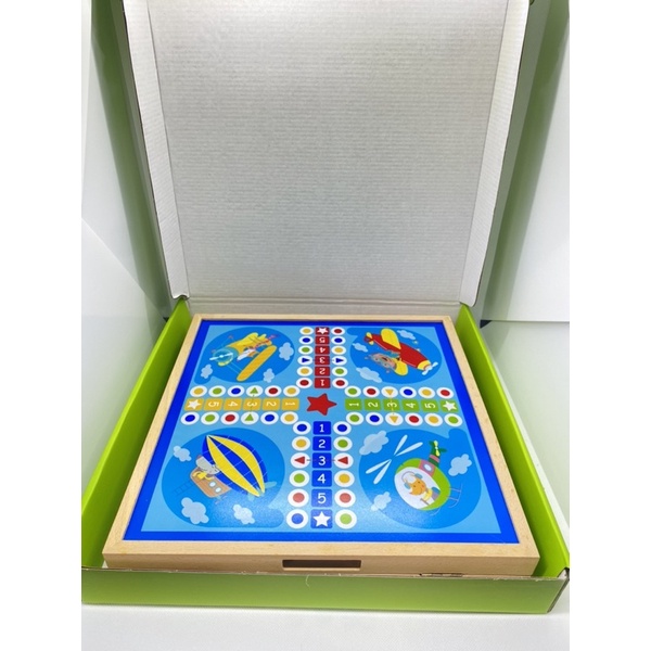 bàn cờ đa năng 3 trong 1 Cờ vua/Cờ búng/Cờ Ludo/Cờ Vây ( Cờ cá ngựa), Đồ chơi trẻ em chất liệu gỗ cao
