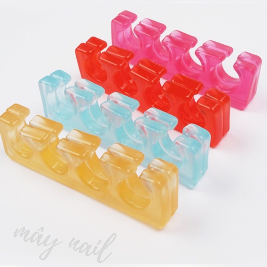 Tách ngón chân SiLiCon , Kẹp tách ngón chân nail 1 cặp