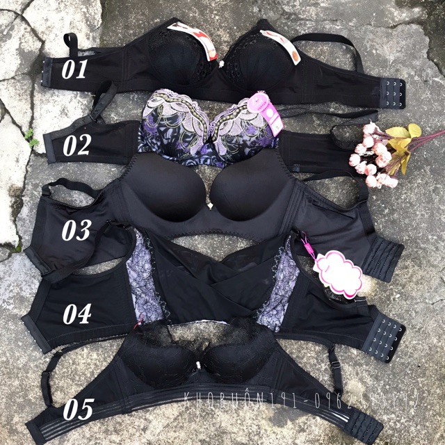 [Size 34/75] Áo Ngực Ren Cotton Loại Đẹp - Hàng TQXK (Mã 01-10)