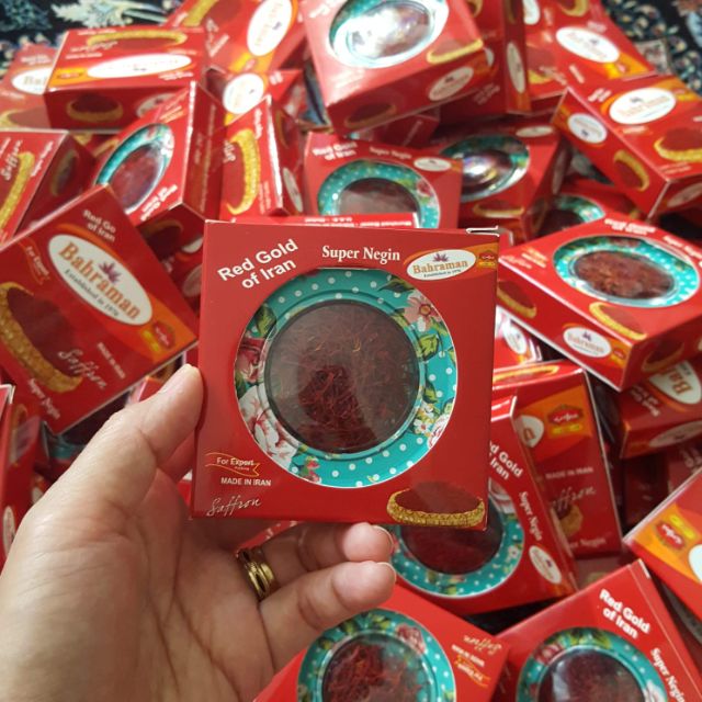 1gr nhụy hoa nghệ tây saffron bahraman loại negin sản xuất tại iran