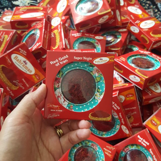 1gr nhụy hoa nghệ tây saffron bahraman loại negin sản xuất tại iran