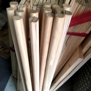 Thanh gỗ tròn phi 2cm dài 1m bằng gỗ thông