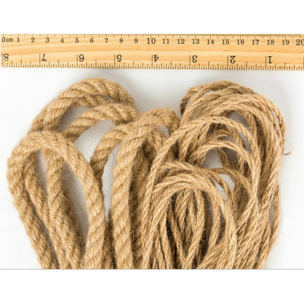 Dây thừng handmade màu nâu không nhuộm