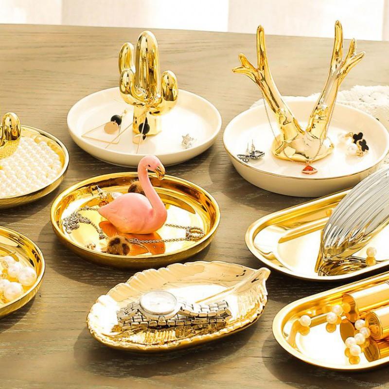 Khay Đựng Trang Sức Bằng Gốm Hình Hồng Hạc Đáng Yêu | BigBuy360 - bigbuy360.vn