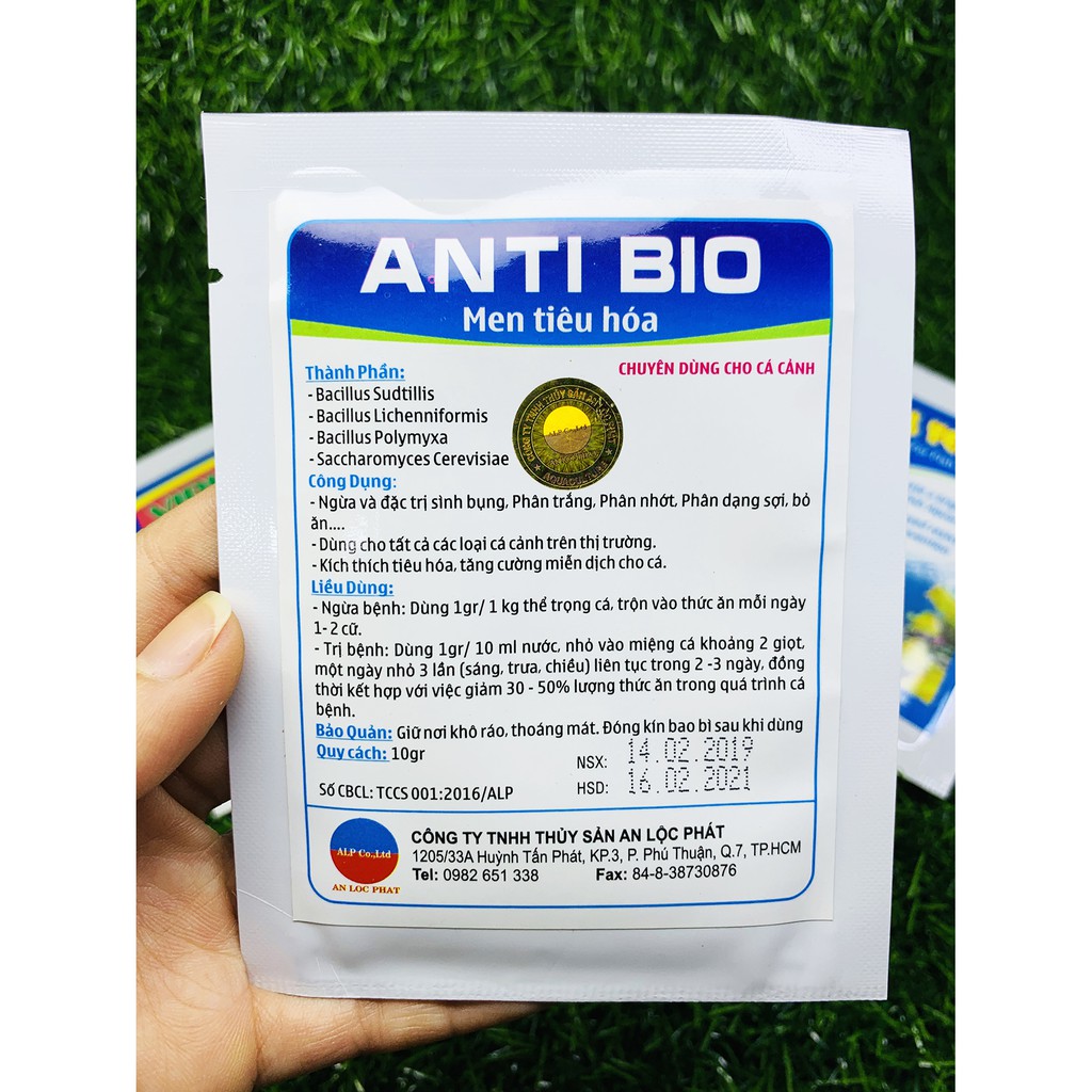 Anti Bio - Men Tiêu Hóa - 1 gói 10g