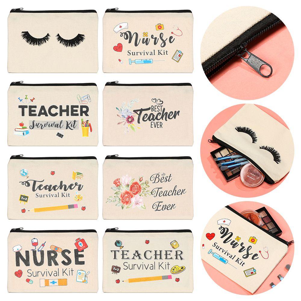 MOILYVN Túi Đựng Đồ Trang Điểm Có Khóa Kéo Tiện Dụng Khi Đi Du Lịch