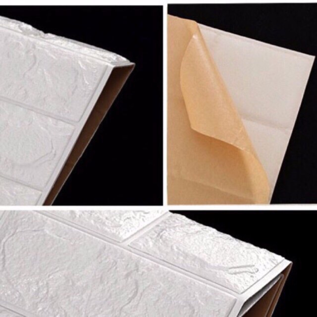 Xốp dán tường giả gạch 3d kích thước 77x70cm