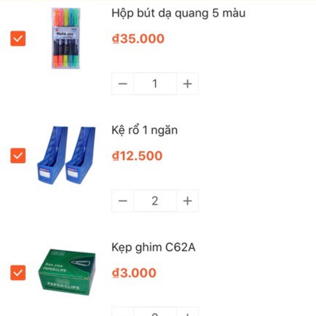 Combo 1026 kèm bảng kê