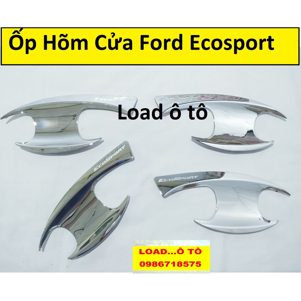 Ốp Hõm Cửa Xe Ford Ecosport 2019-2021 Mạ Crom Sáng Bóng Cao Cấp