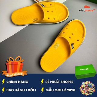 [TẶNG 12 JB + SALE KHỦNG + ẢNH / CLIP THẬT] Dép cross quai ngang nam nữ siêu nhẹ loại xịn nhất chính hãng