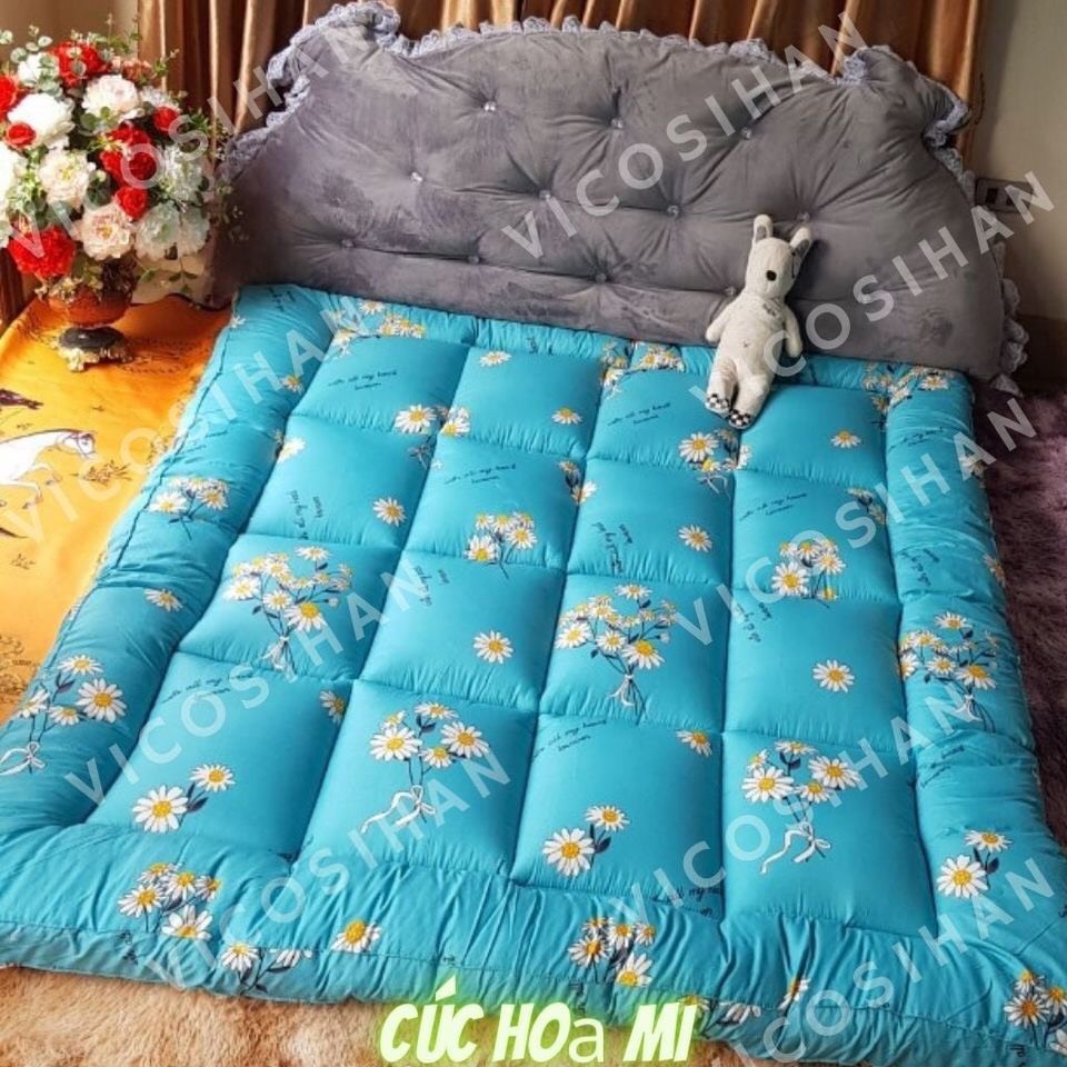 Hàng loại 1_Topper giá rẻ 1m2-1m4-1m6-1m8*2m, tấm làm mềm nệm, dày dặn, chất liệu vải mát, siêu êm