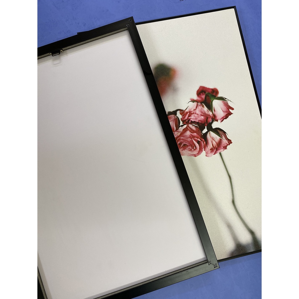 Tranh lá cây xanh treo tường cao cấp, Tranh treo tường canvas lá cây xanh mát | LST