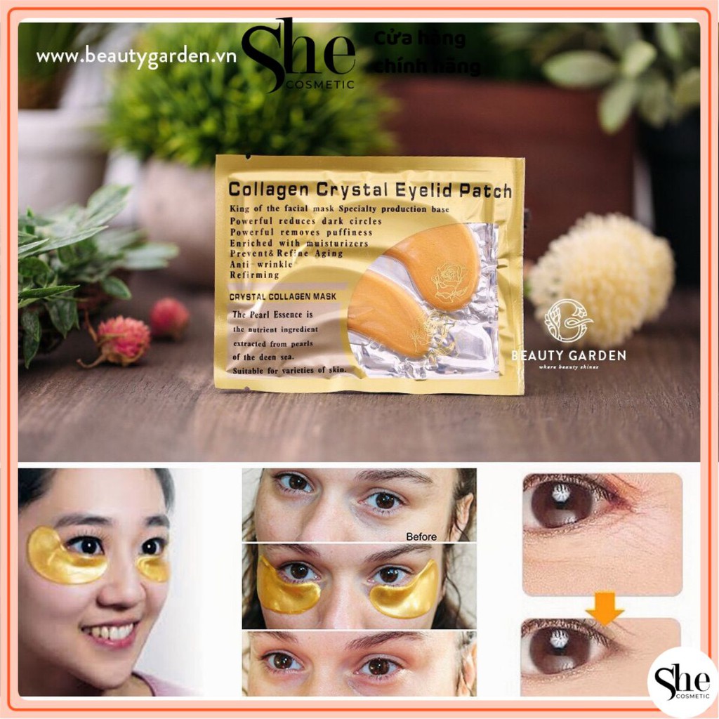 [RẺ VÔ ĐỊCH]🎁 Mặt nạ mắt collagen 🎁 dưỡng ẩm - thâm bọng mắt và vùng thâm dịu nhẹ từ Hàn Quốc