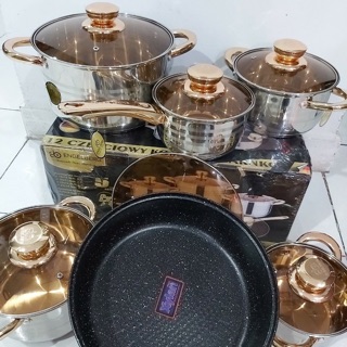 BỘ NỒI 6 MÓN CAO CẤP combo 2 bộ