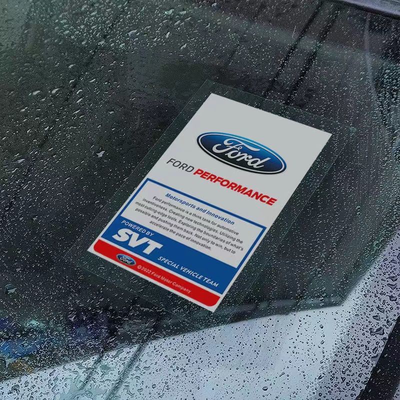 Miếng Dán Tĩnh Điện JDM Trang Trí Kính Chắn Gió Xe Hơi Ford Fiesta Ranger T6 / T7 / T8 Focus Territory Everest Ecosport Ka Focus Fusion