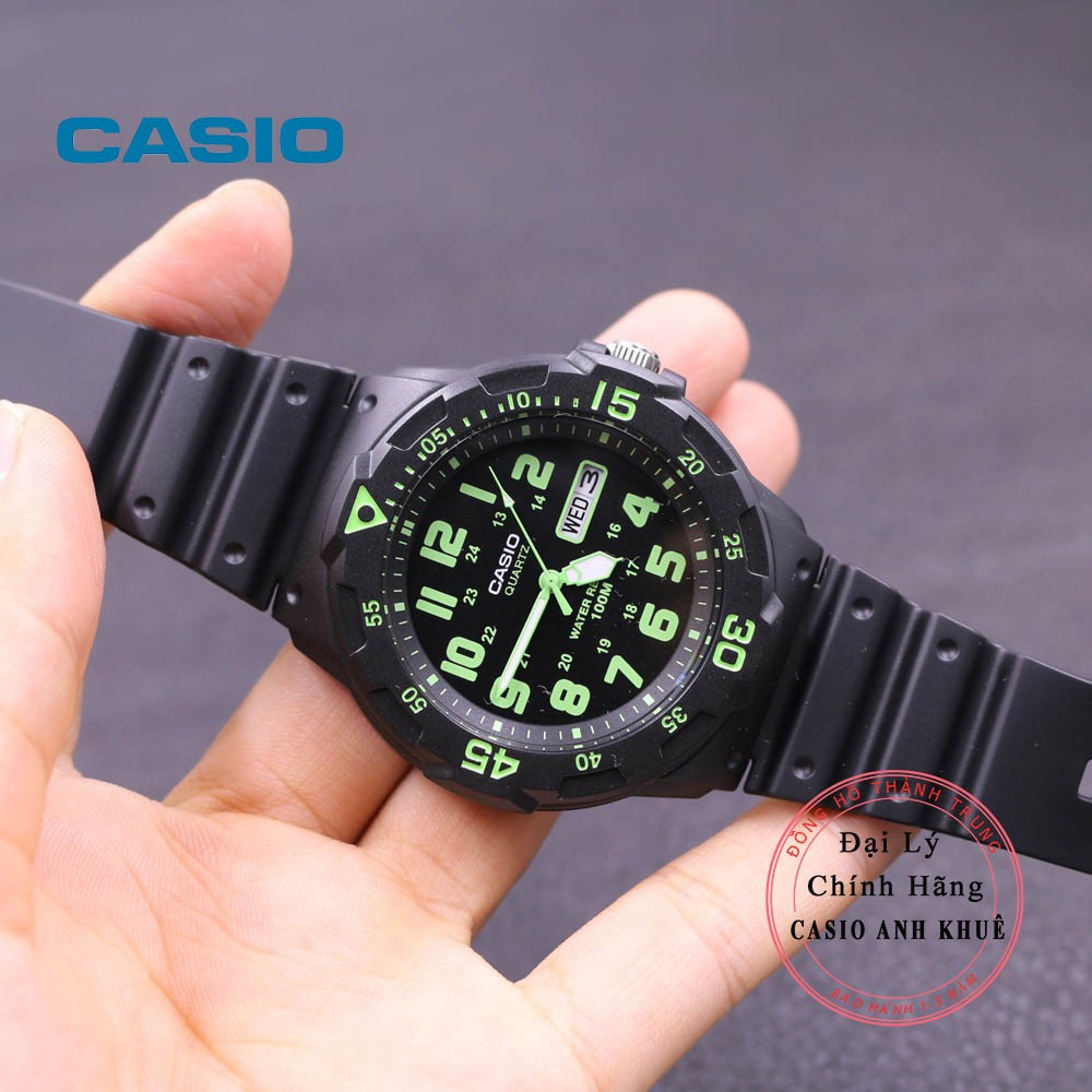 Đồng hồ nam Casio MRW-200H-3BVDF dây nhựa