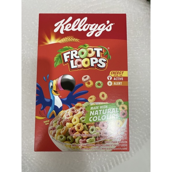 NGŨ CỐC DINH DƯỠNG/ BÁNH ĂN SÁNG KELLOGG'S FROOT LOOPS 285g