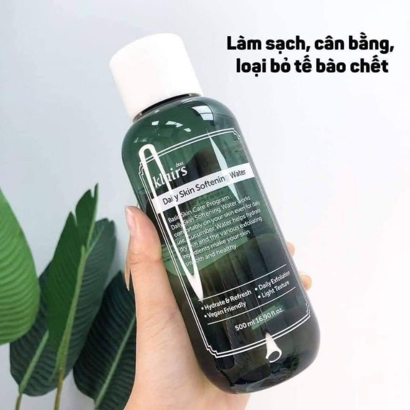 [Auth] Nước hoa hồng Klairs daily skin softening water dịu nhẹ cho da dầu nhạy cảm