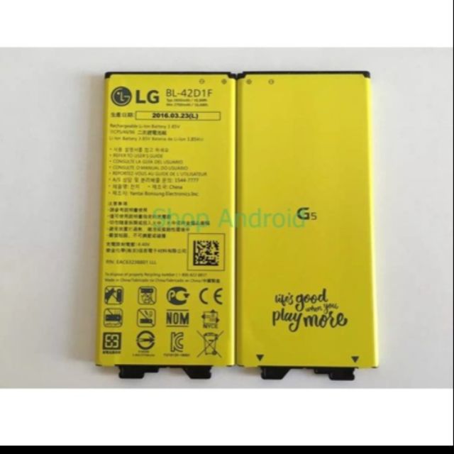[Mã ELFLASH5 giảm 20K đơn 50K] Pin LG G5 chính hãng (BL-42D1F) - Mới 100% bảo hành 6 tháng