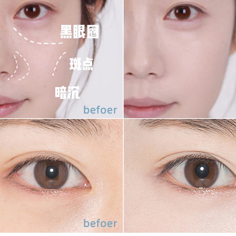 [Hàng mới về]Phấn nền dạng nén chất lì CVZ bổ sung vitamin C kiềm dầu cho da mặt