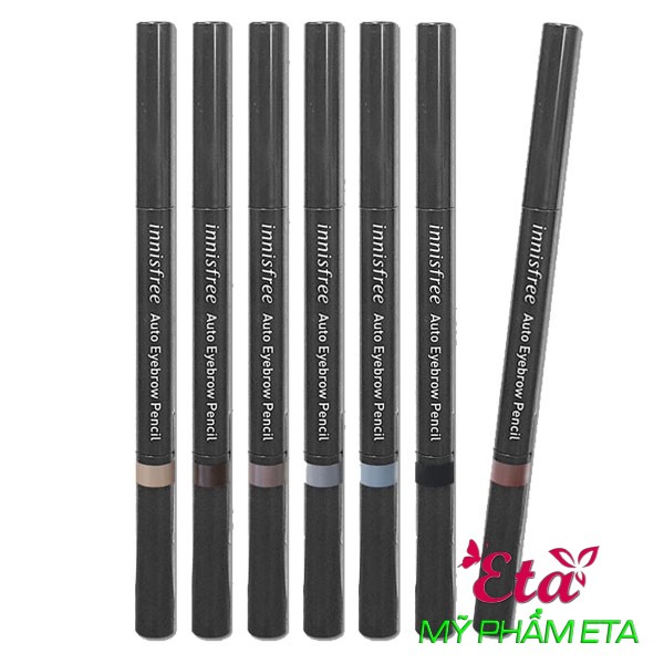 Chì kẻ mày INNISFREE Auto EyeBrow Pencil 2 đầu chống nước, chống trôi [Mới 2019] | BigBuy360 - bigbuy360.vn