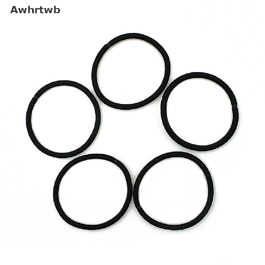 Set 40 Dây Cột Tóc Co Giãn Màu Đen Thời Trang Cho Nữ Mới