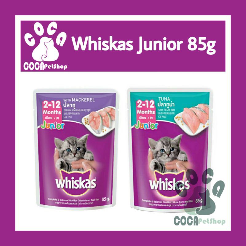 Pate Whiskas Junior - Mèo con