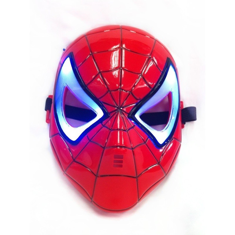 Mặt Nạ người nhện siêu nhân có Đèn, có nhạc - Đồ chơi trẻ em - Mặt nạ siêu nhân
