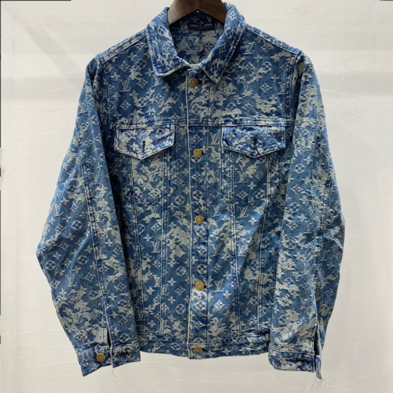 Áo khóa jeans unisex LV
