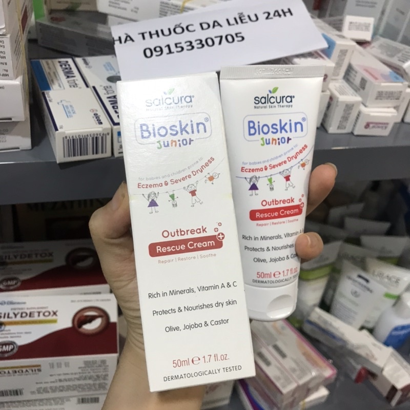 KEM CHĂM SÓC DA TRẺ EM BIOSKIN JUNIOR OUTBREAK CREAM 50ml