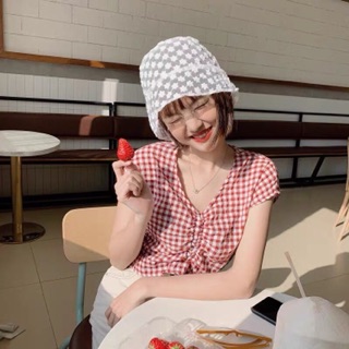 Mũ hoa ren lưới mỏng- Y hình- Có sẵn