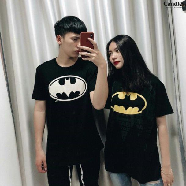 Áo thun in logo batman Form rộng nam nữ / hình in cực chất.