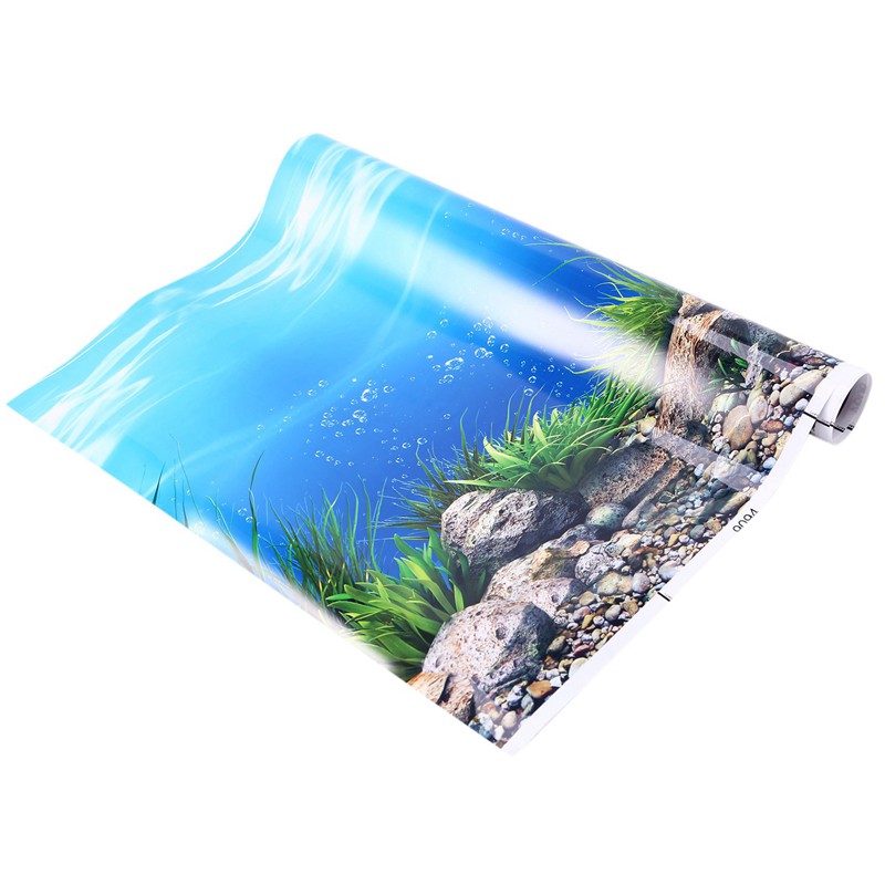 Giấy dán nền trang trí bể cá 30x52cm