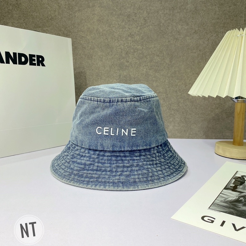 Mũ vành bucket ce line bò mềm