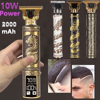   Hàng mới về  Tông đơ cạo râu cắt tóc T9 có thể sạc lại chuyên nghiệp dành cho nam 