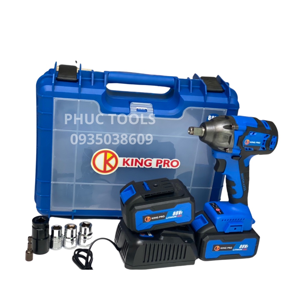 Máy siết bulong pin KING PRO bắn vít mở ốc 24 xe tay ga