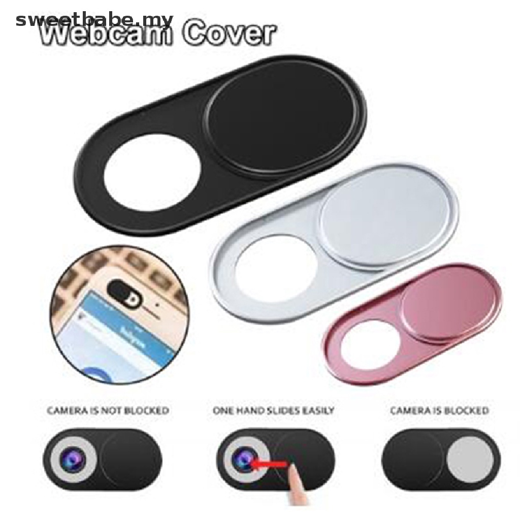 Set 3 vỏ bọc bảo vệ Webcam bằng kim loại dạng trượt | BigBuy360 - bigbuy360.vn