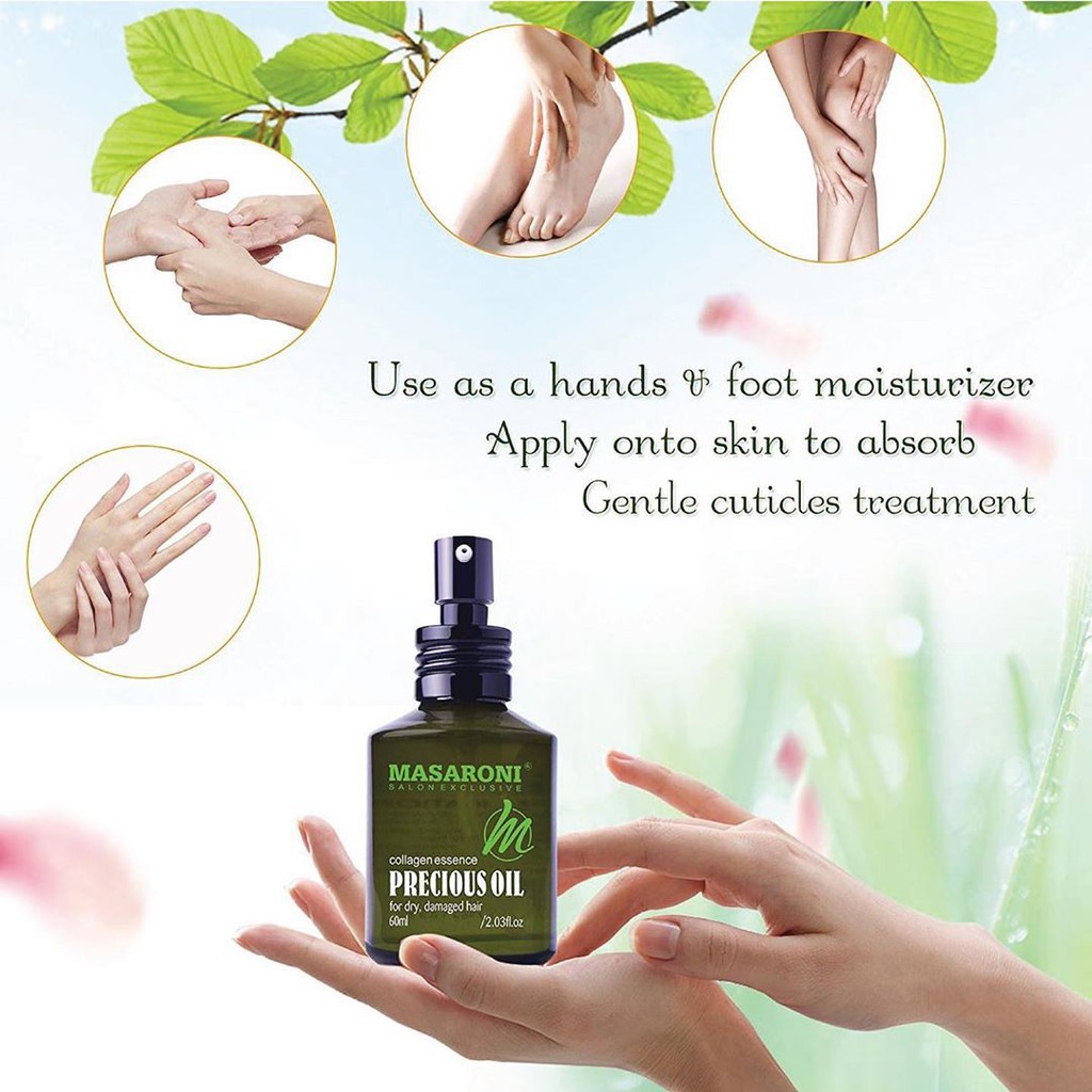 Tinh dầu dưỡng tóc Masaroni Argan Precious Oil 60ml | BigBuy360 - bigbuy360.vn