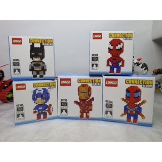 Lắp ráp Squidgame✔Hello kitty✔batman, spider man hãng LINKGO