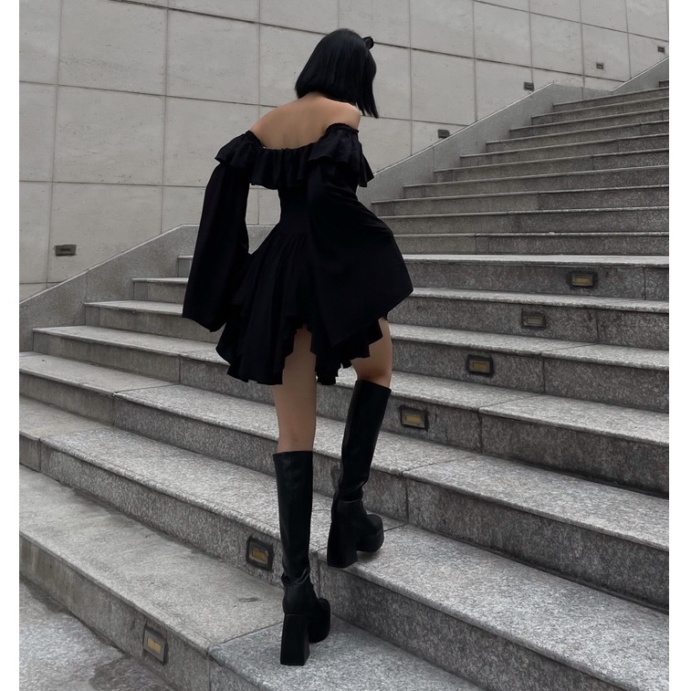 Đầm nữ thiết kế tôn dáng lucie jumpsuit 01 - màu đen