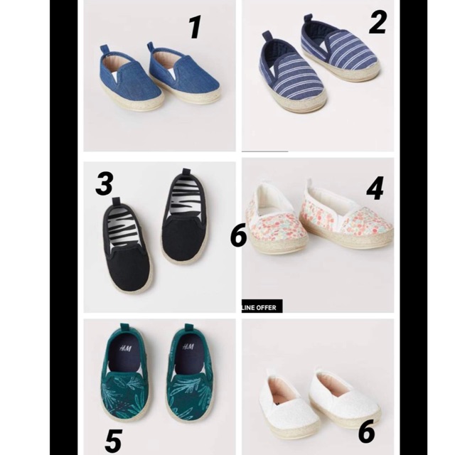 Giầy đế cói bò denim HM