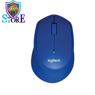 Chuột không dây Logitech M331 xanh hãng phân phối